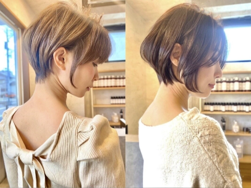 白髪もうねりも同時に解決!明るい白髪染め×丸くなる縮毛矯正で叶うマイナス10歳髪|個室サロンSTORY:E【ストーリー】